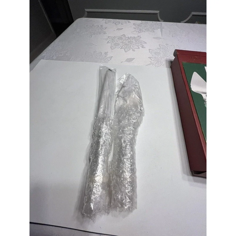 2 Pc Set Lenox Holiday Gatherings Cake Knife + Cake Server Stainless New in Box